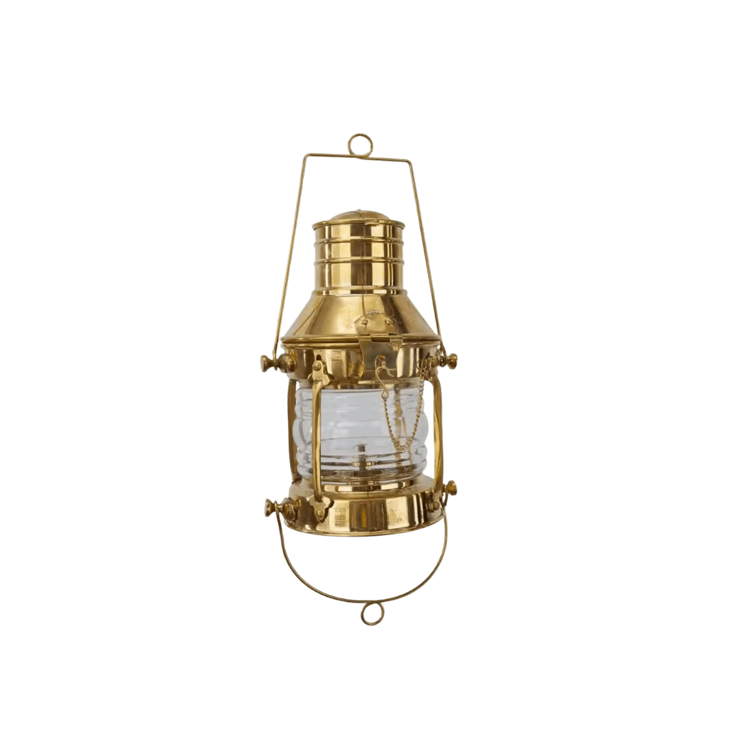 vintage nautical brass lantern