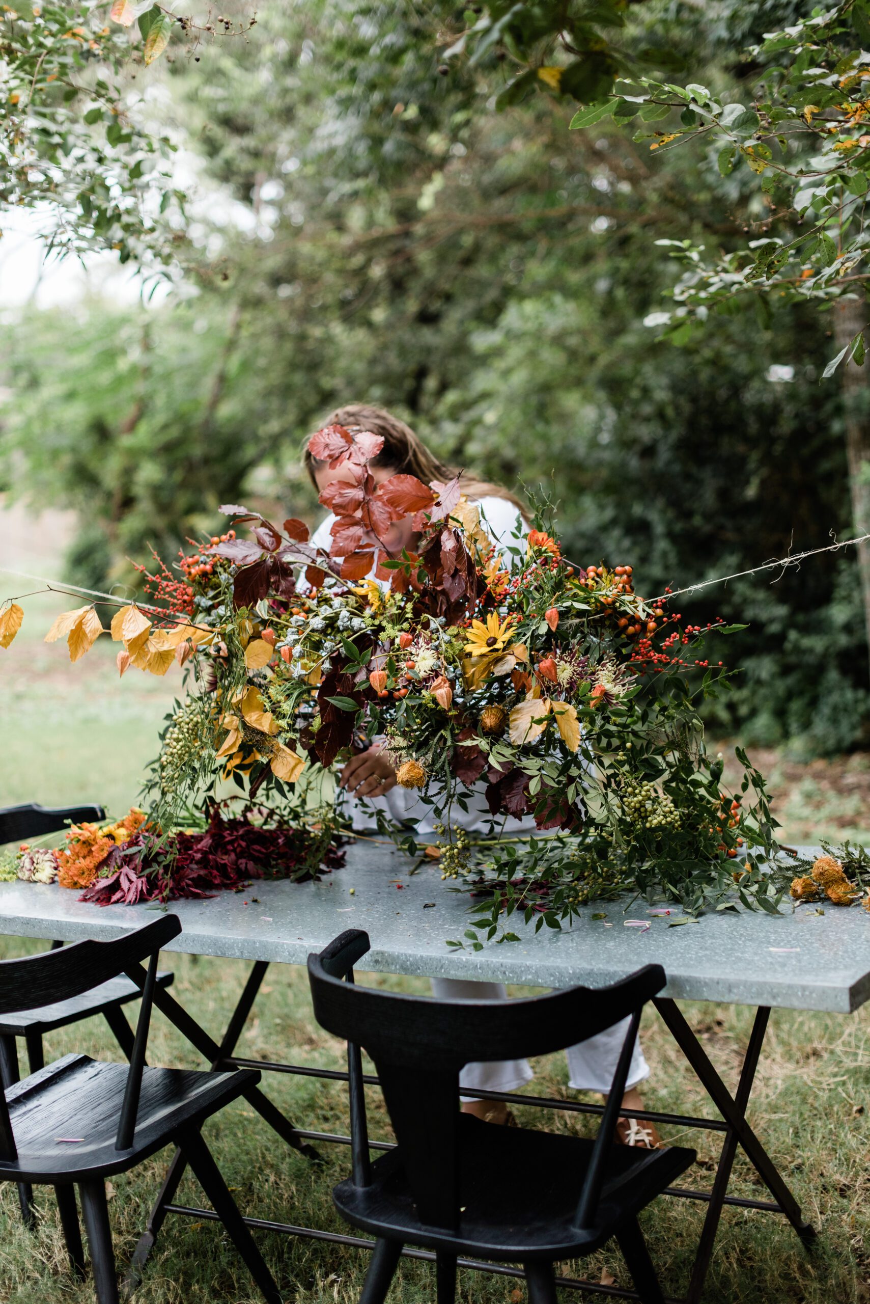 fall floral centerpiece do it yourself project
