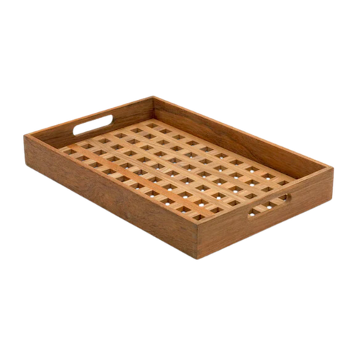 Wooden Grid Tray
