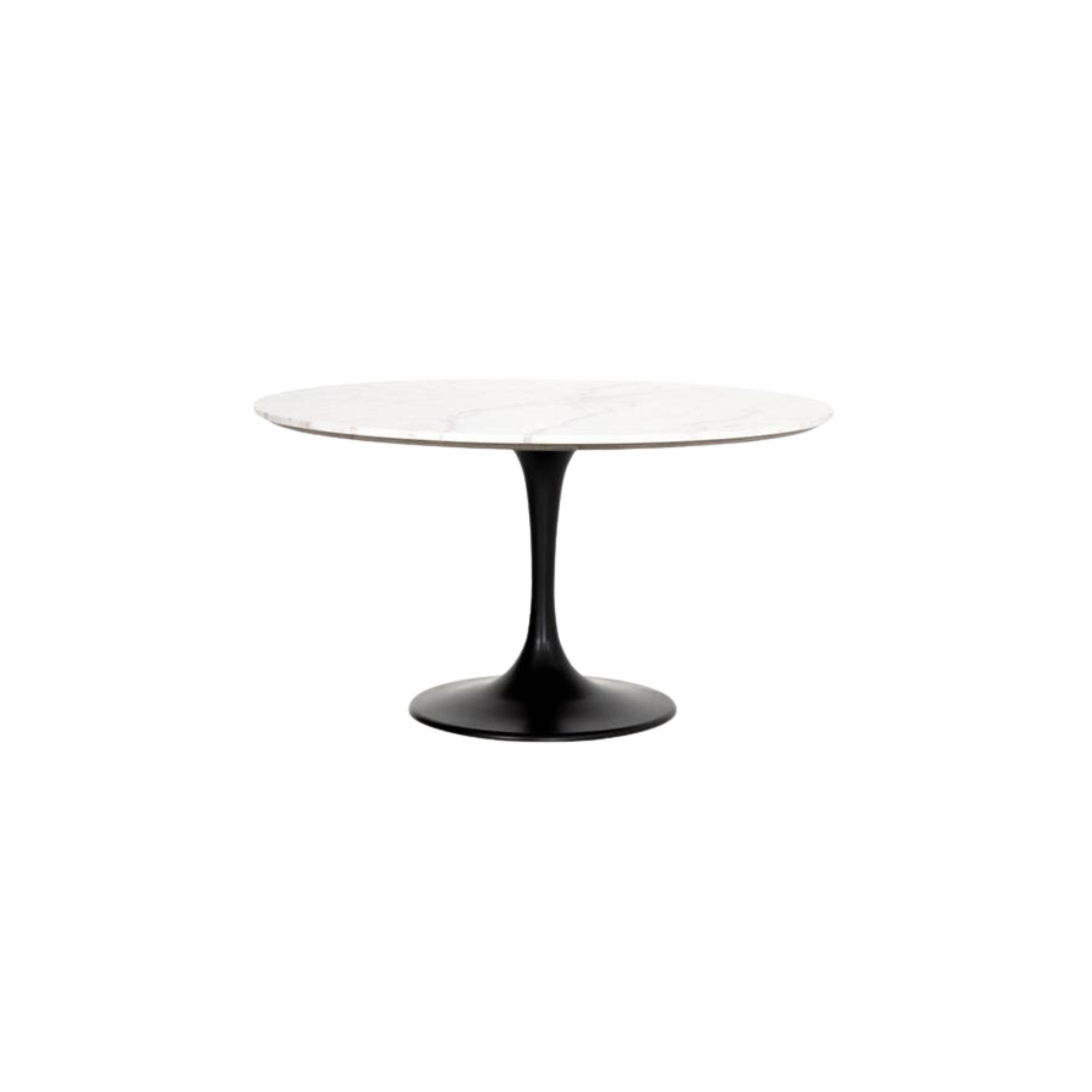 Modern-white-and-black-tulip-table