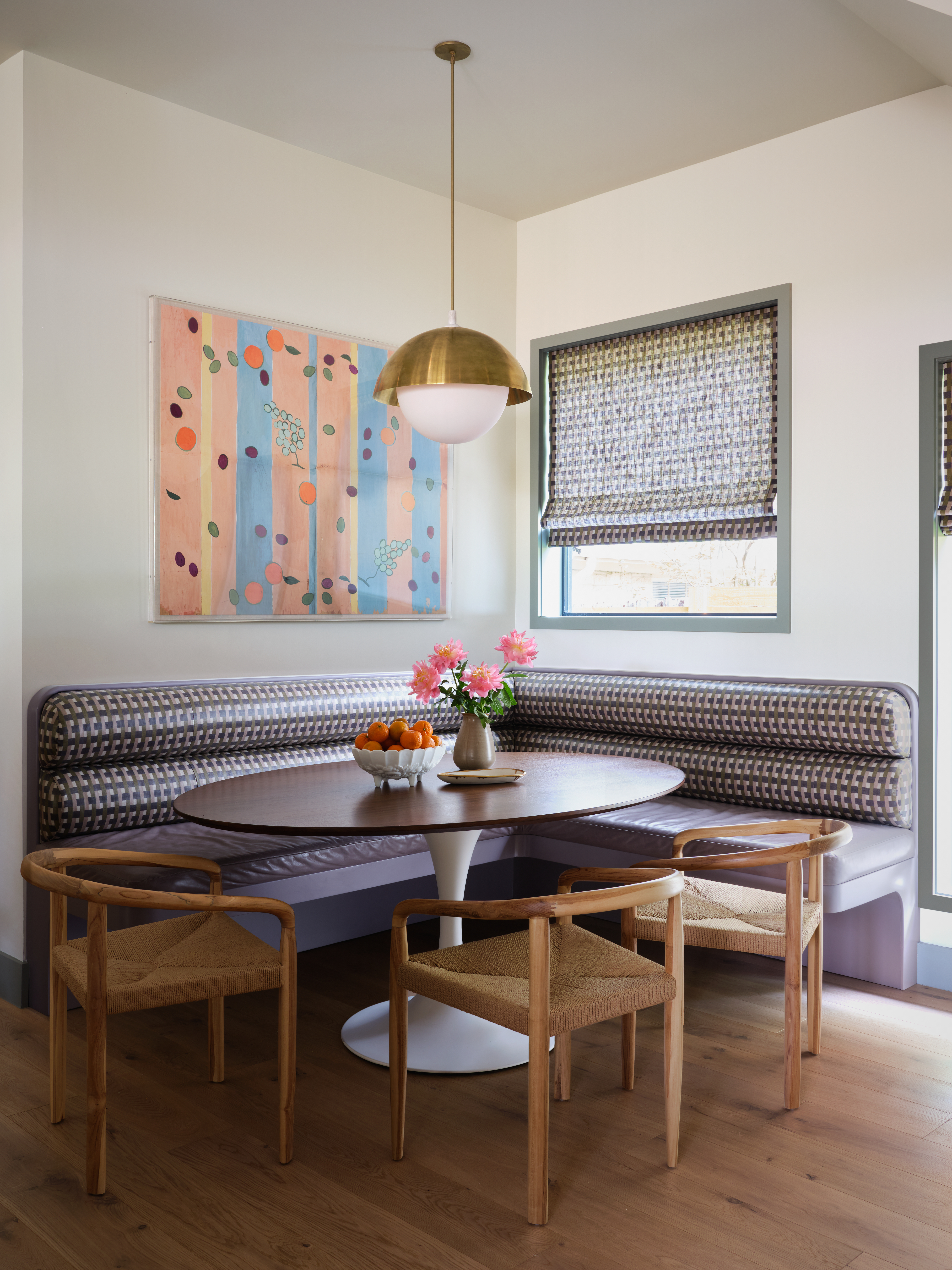 Colorful Contemporary Dining Nook
