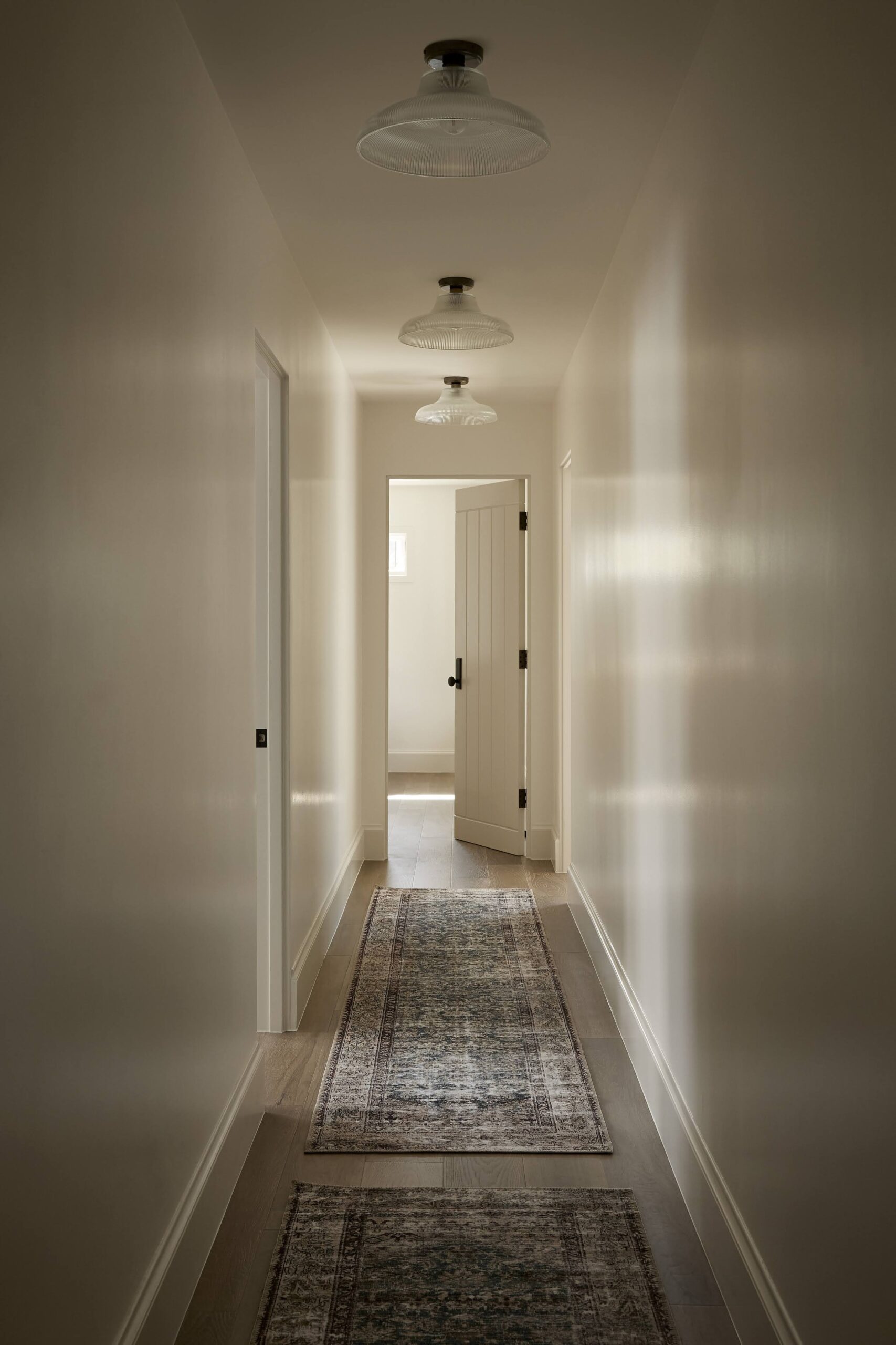 Organic Modern Hallway Design