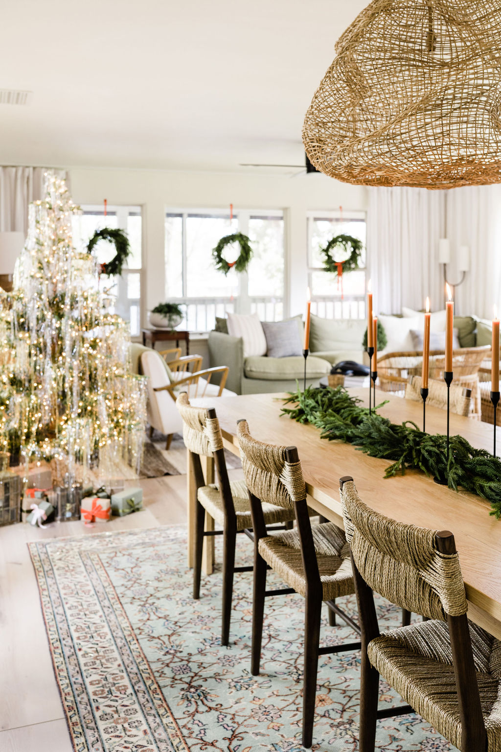 holiday home tour living room styling ideas