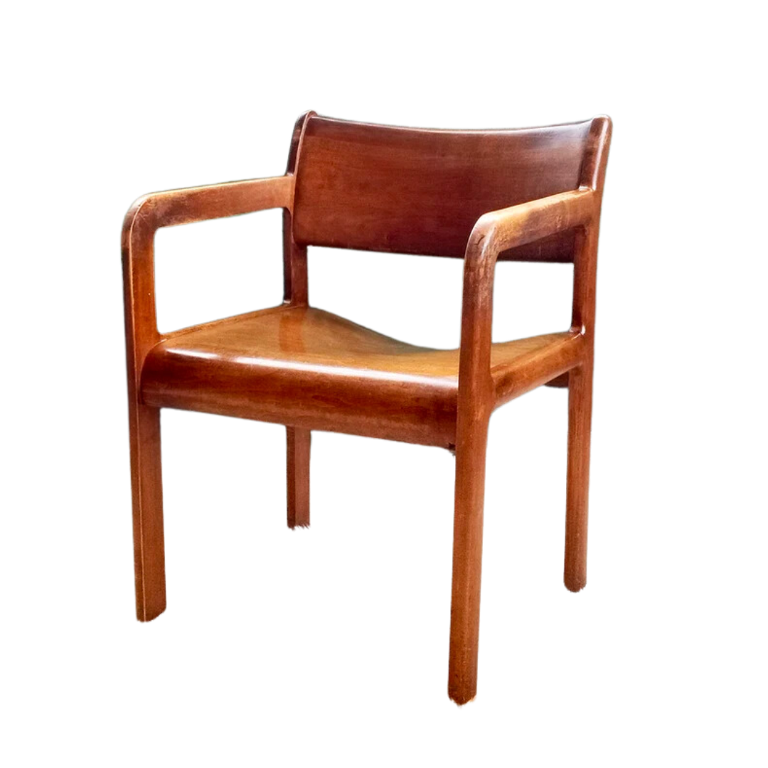 1970's brutalist arm chair