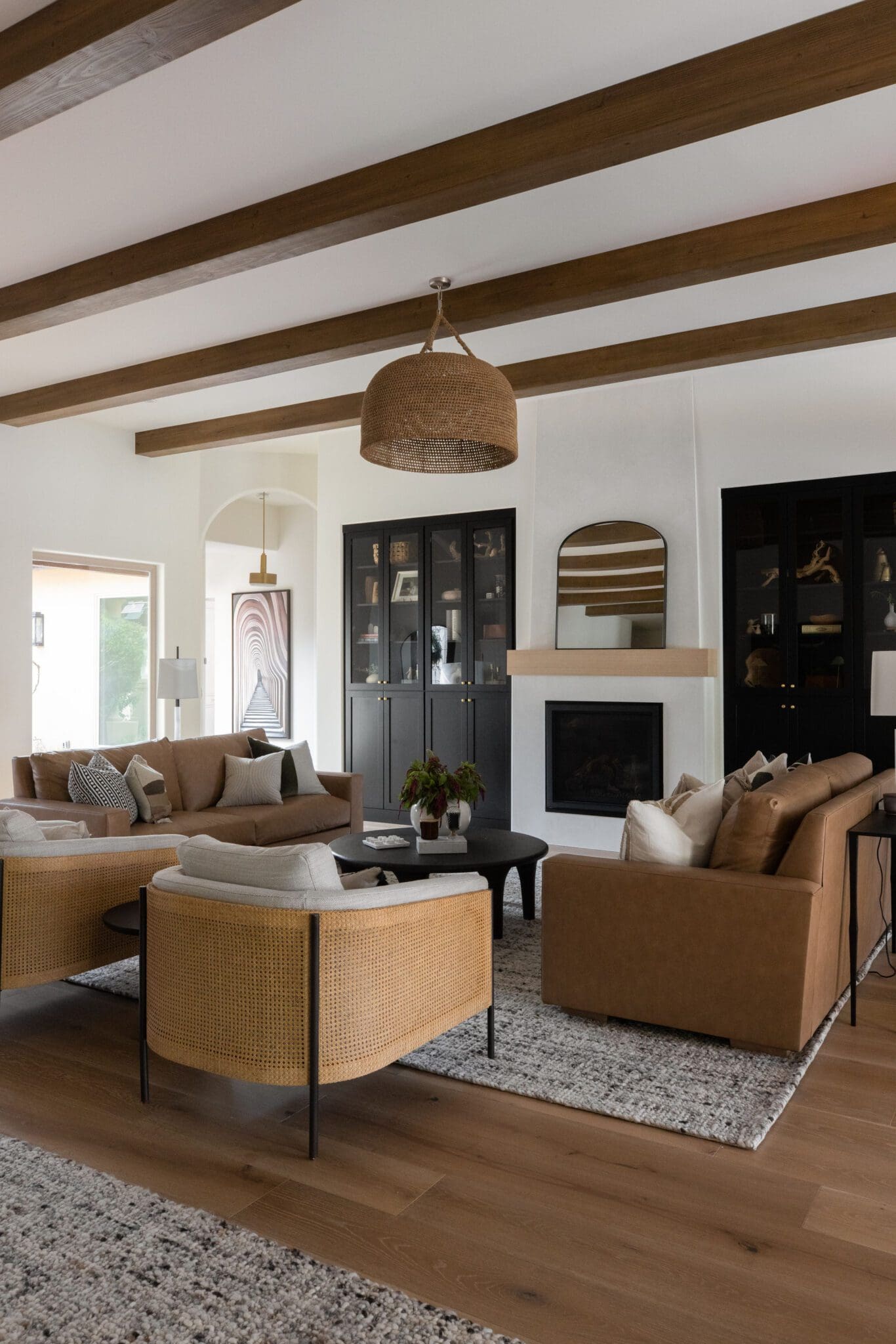 Inside A Cozy Modern Family Hosting Hub - The Interior Collective