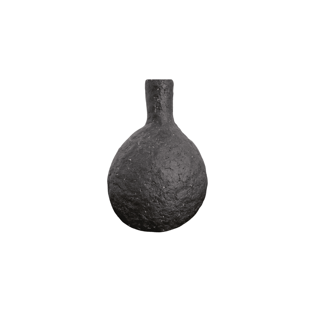 Black Speckled Vase