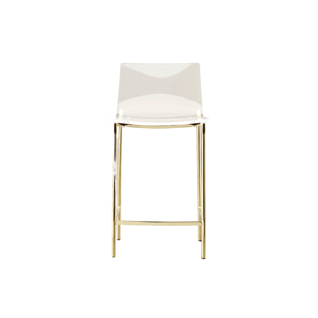 Glass Chair Stool