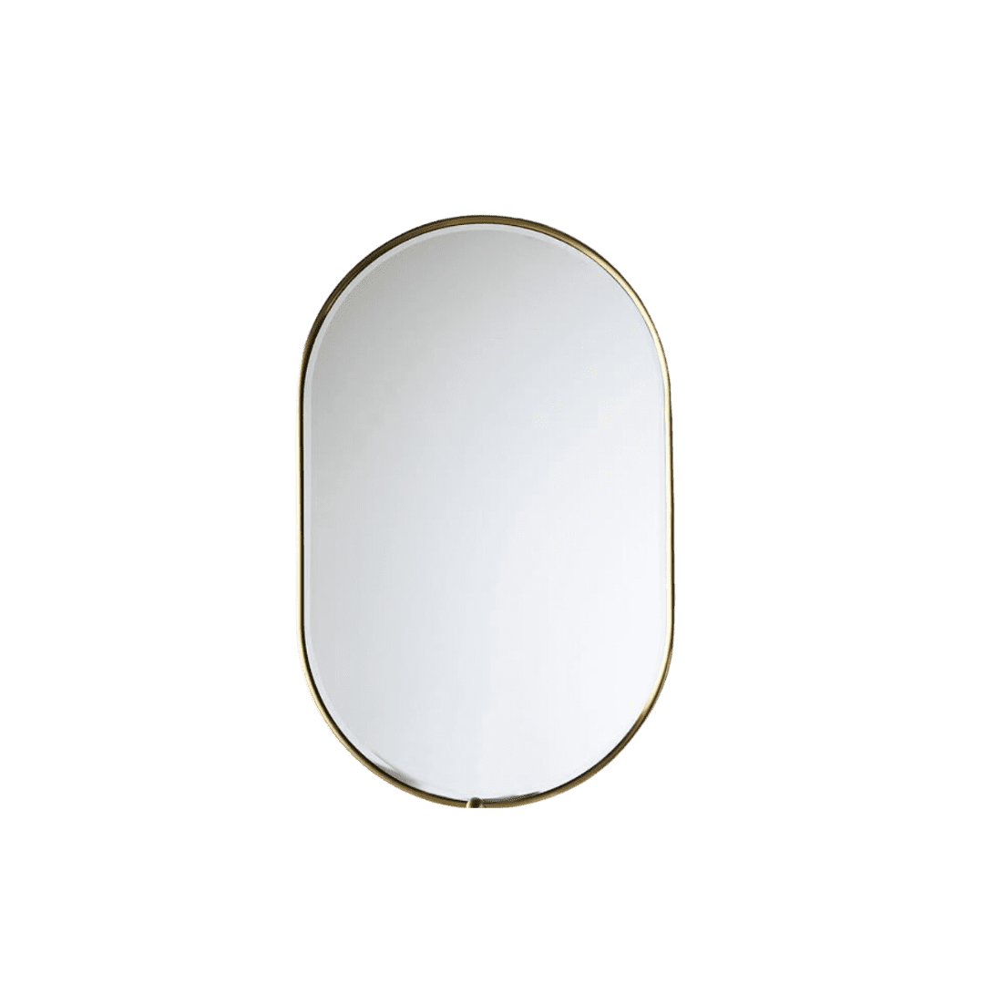 Brass Pill Mirror