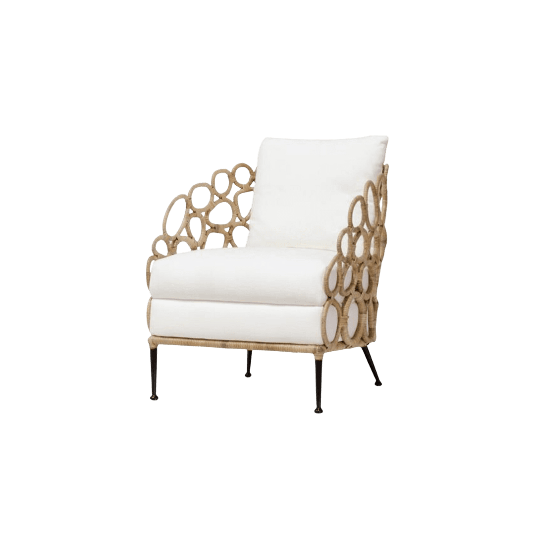 Wooden Circle Armchair