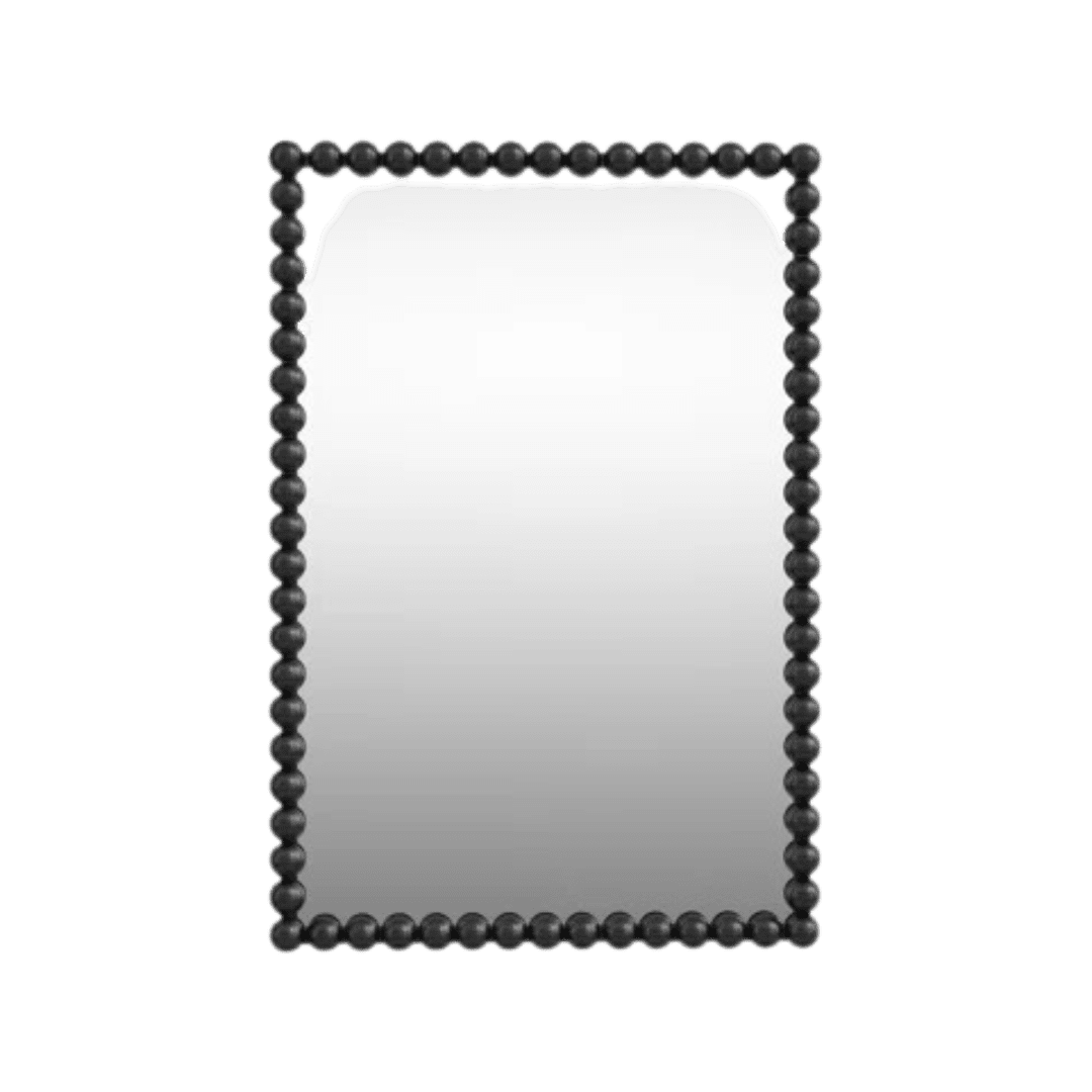 black bauble mirror