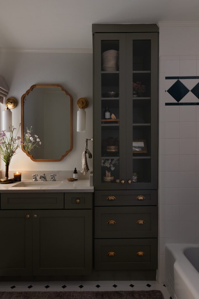 Full Green Tiled Bathroom