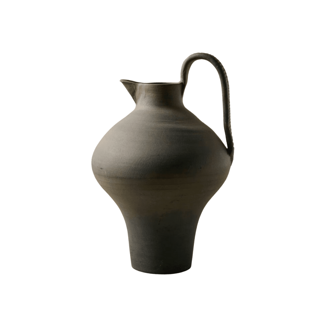 Black Vase Pitcher