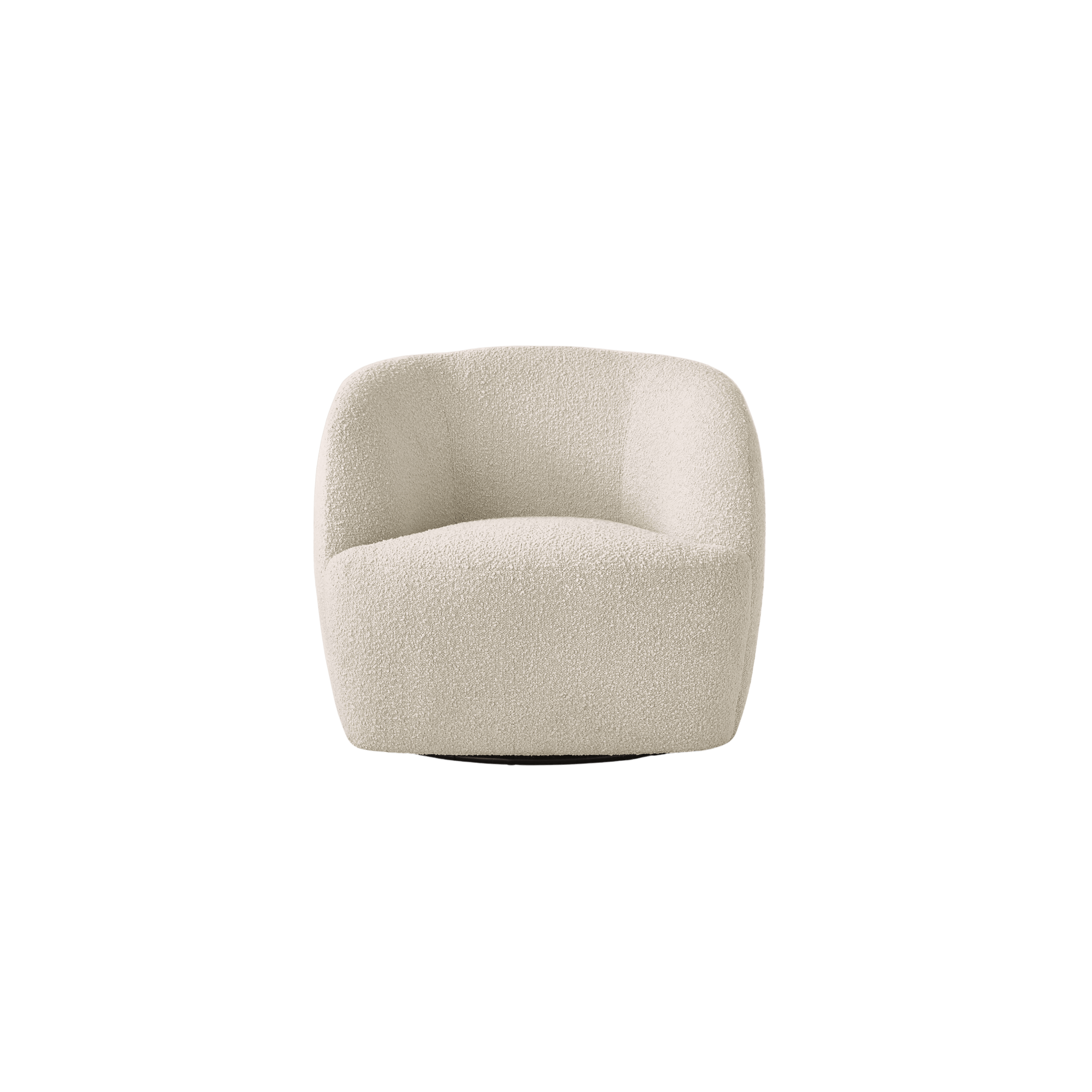 Boucle Swivel Chair