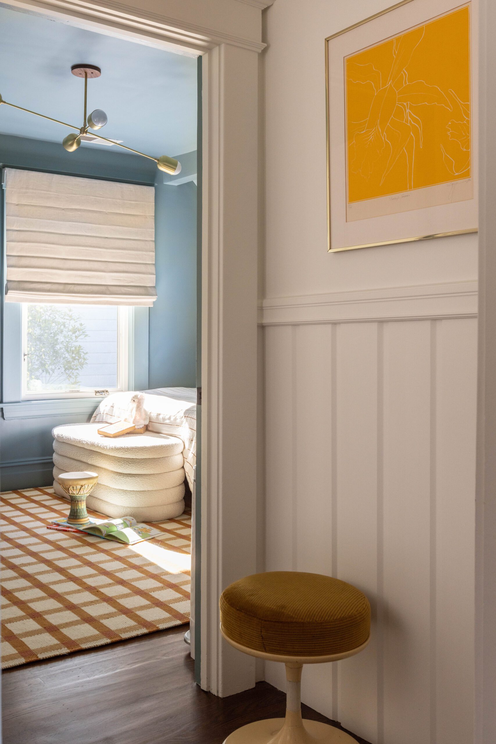 Sunlit Yellow Bathroom