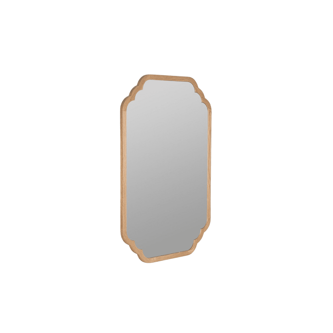 Scalloped Ridged Mirror