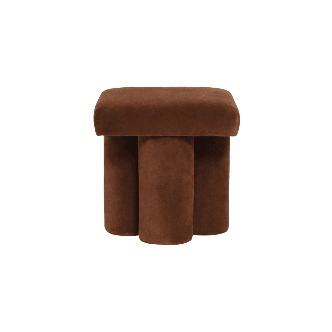 Velvet Footstool