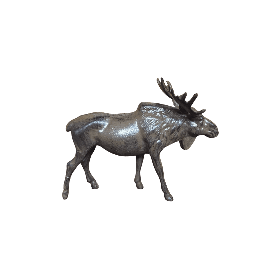 Bronze Moose Figurine