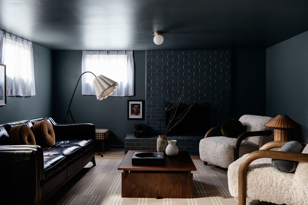 Dark Musky Masculine Living Room