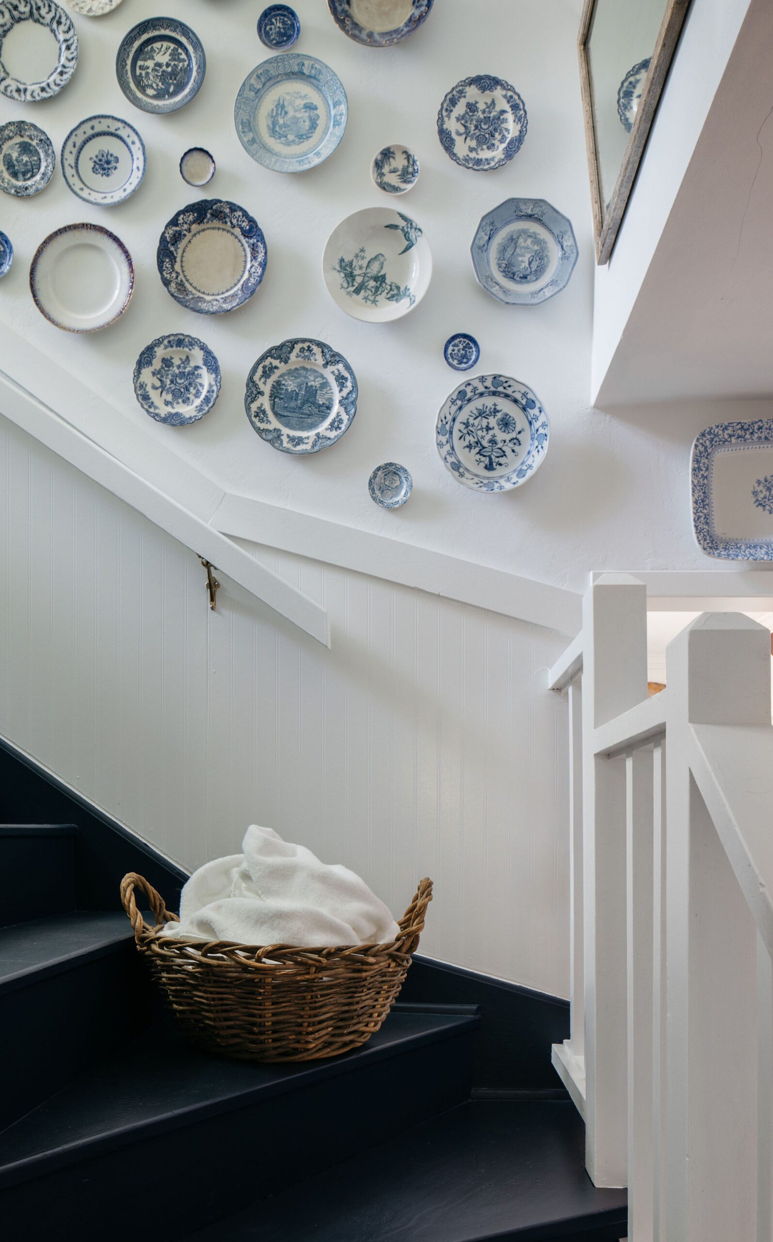 Stairwell Blue Plates