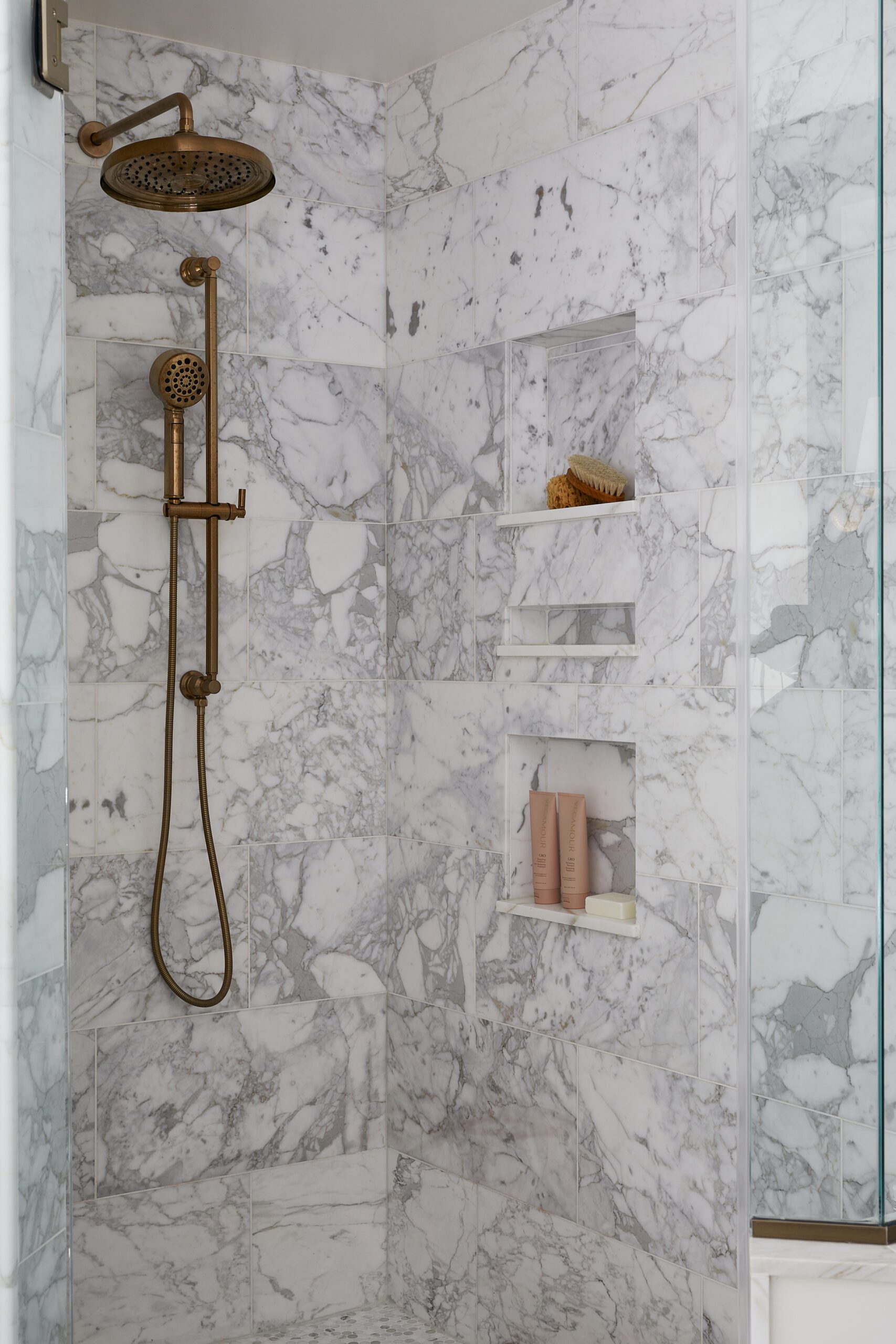 Marble Walk-In Shower