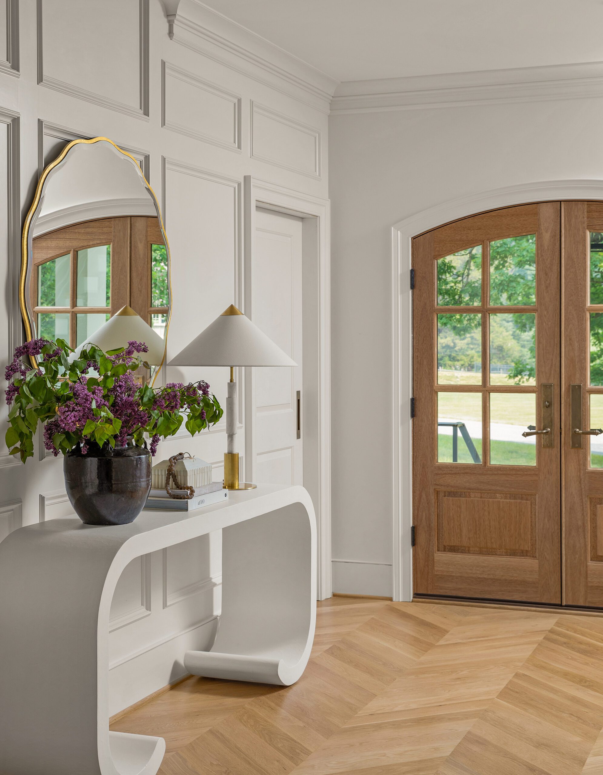 Rounded Wooden Doors