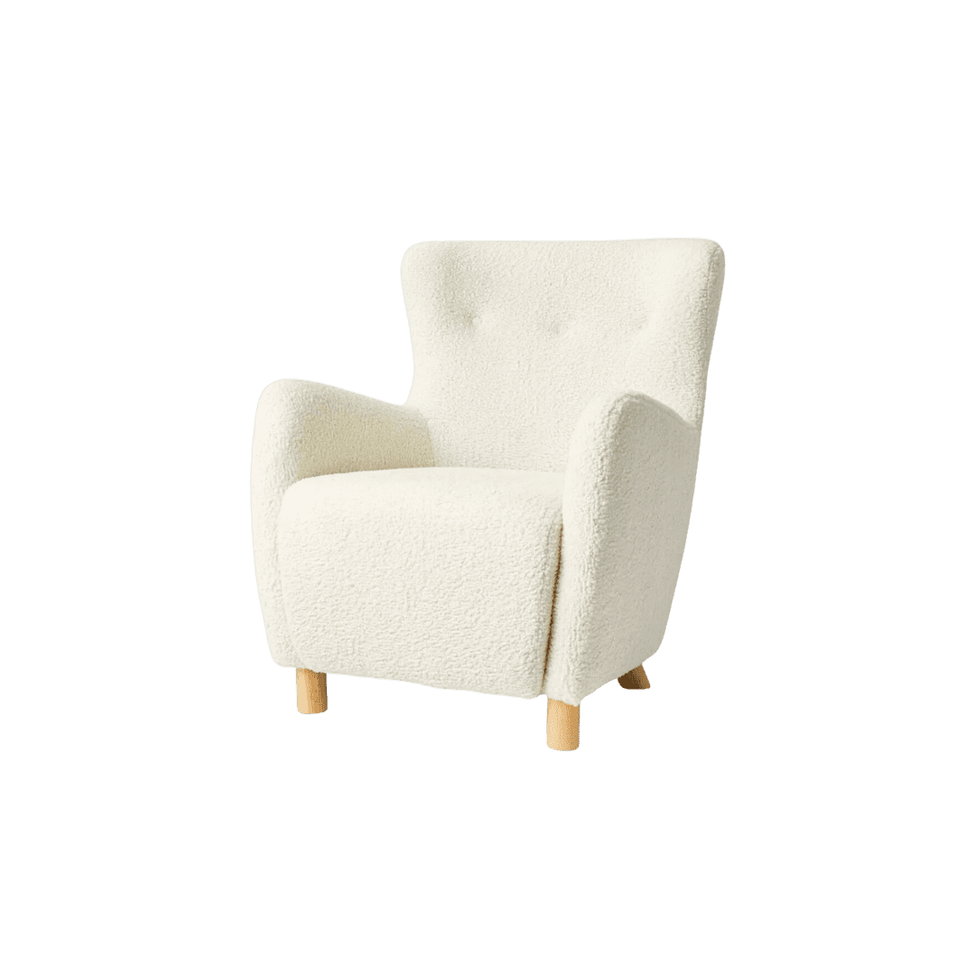 Sherpa Cream Chair