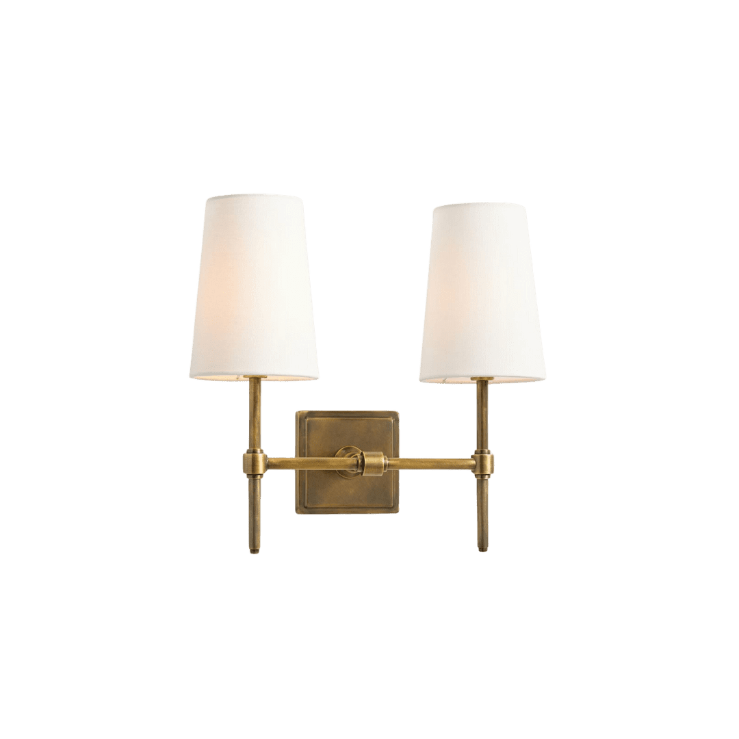 Golden Double Sconce