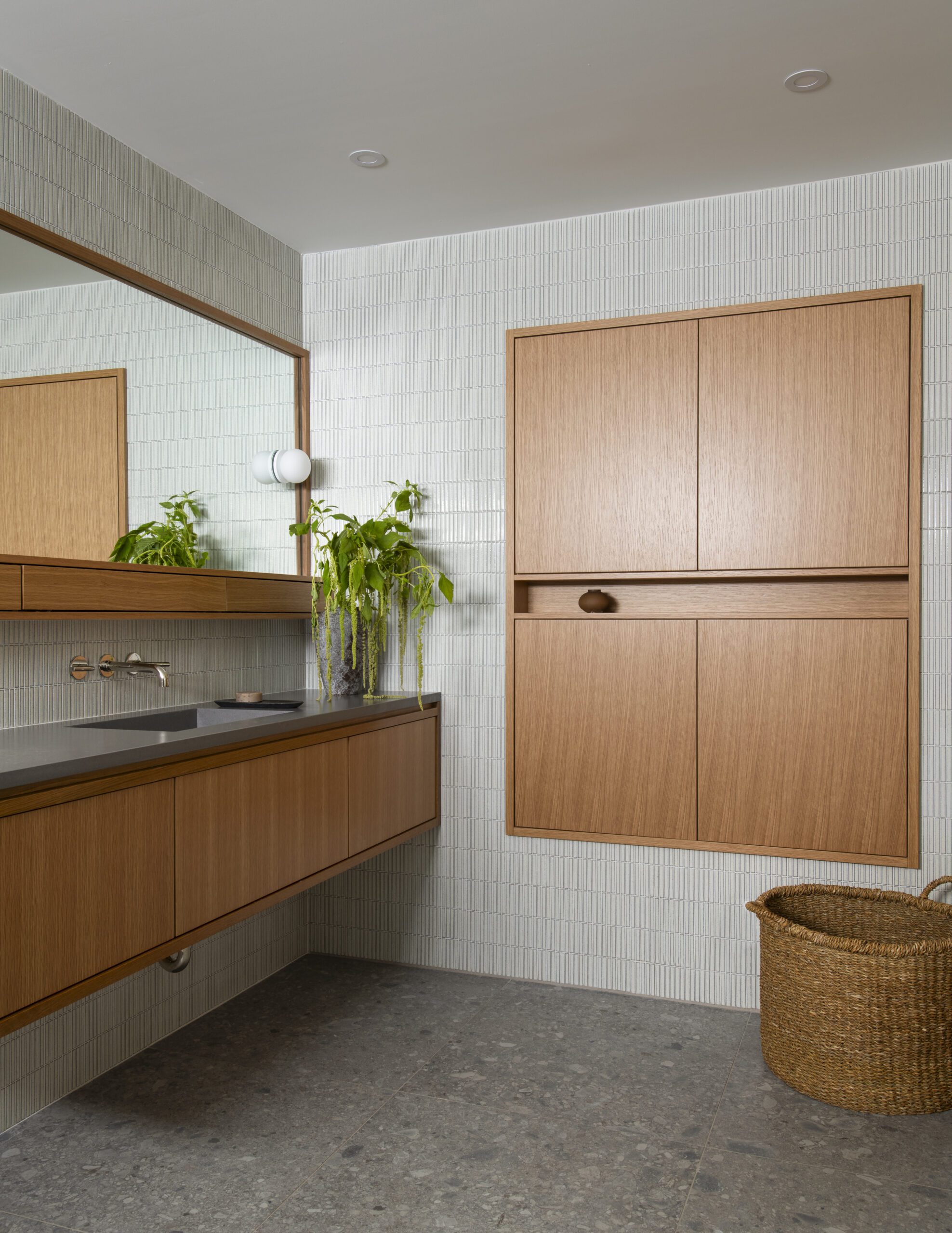 Bathroom Built-In Storage