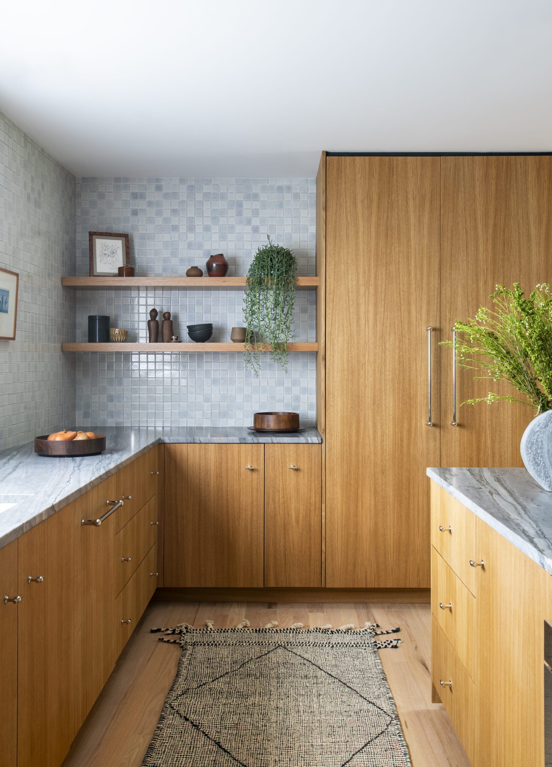 Kitchen Shelving and Backsplash