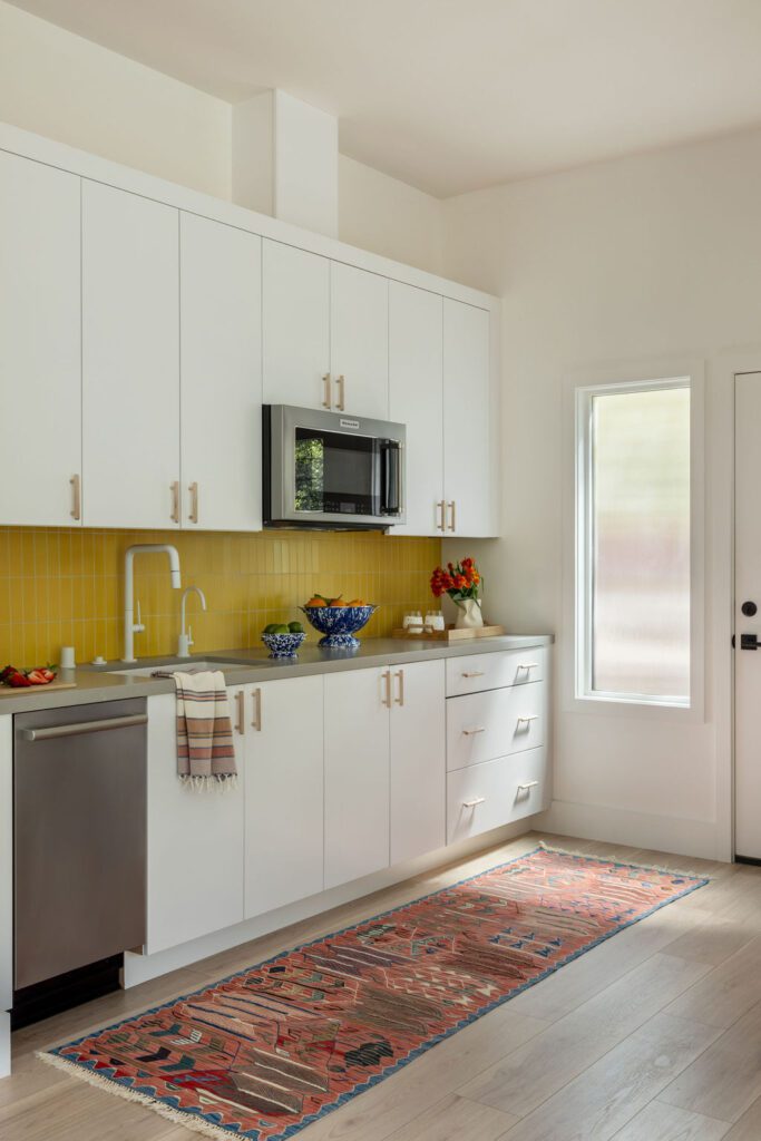 Yellow Kitchen Backsplash