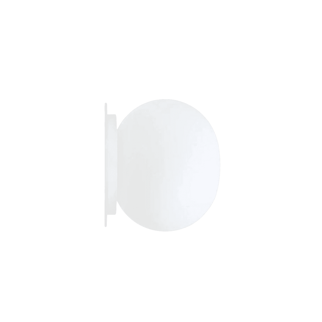 White Circle Sconce