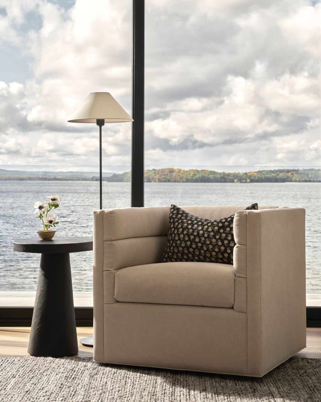 Reading Chair with Water View