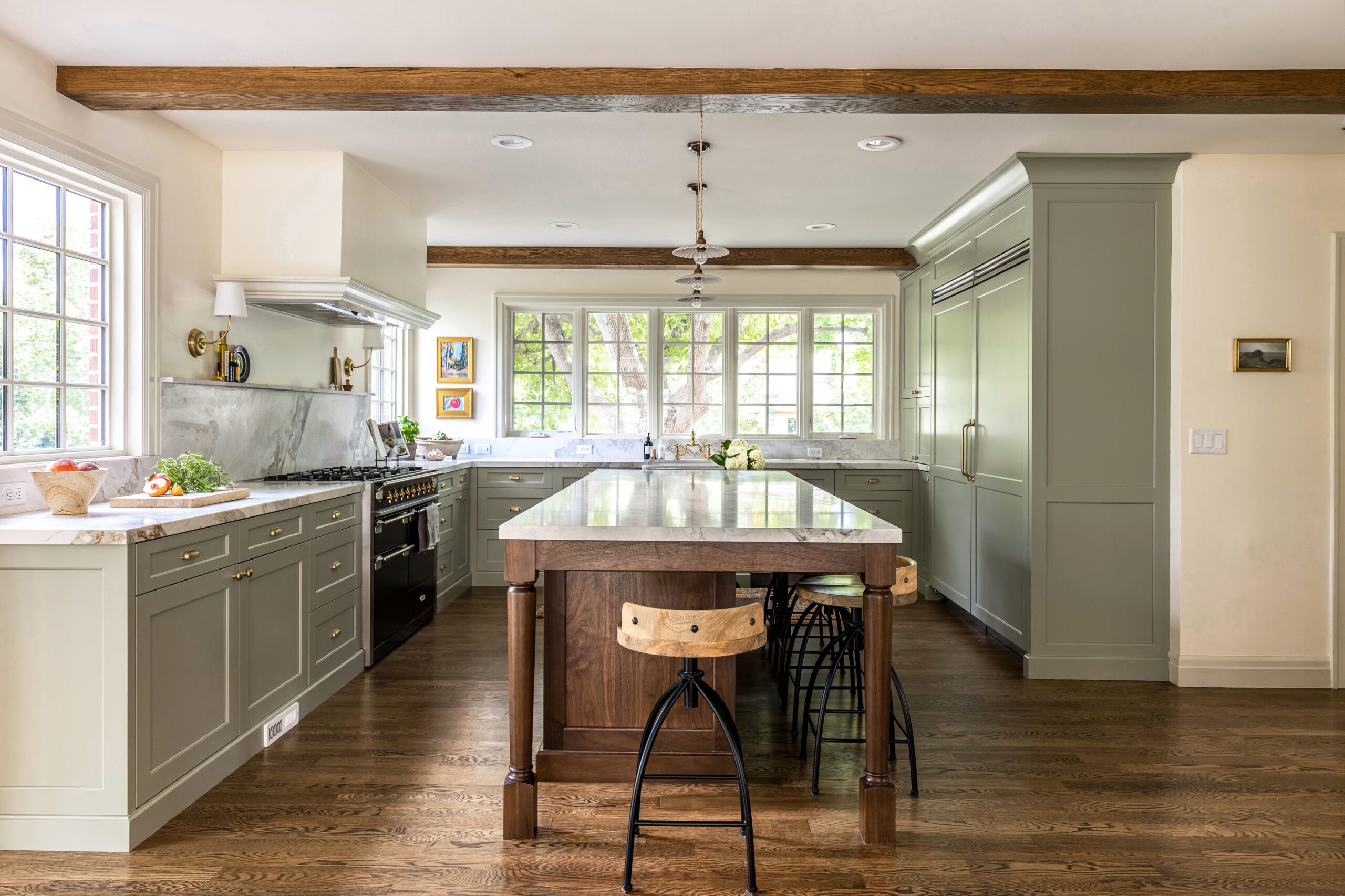 Full Kitchen with Expansive Window