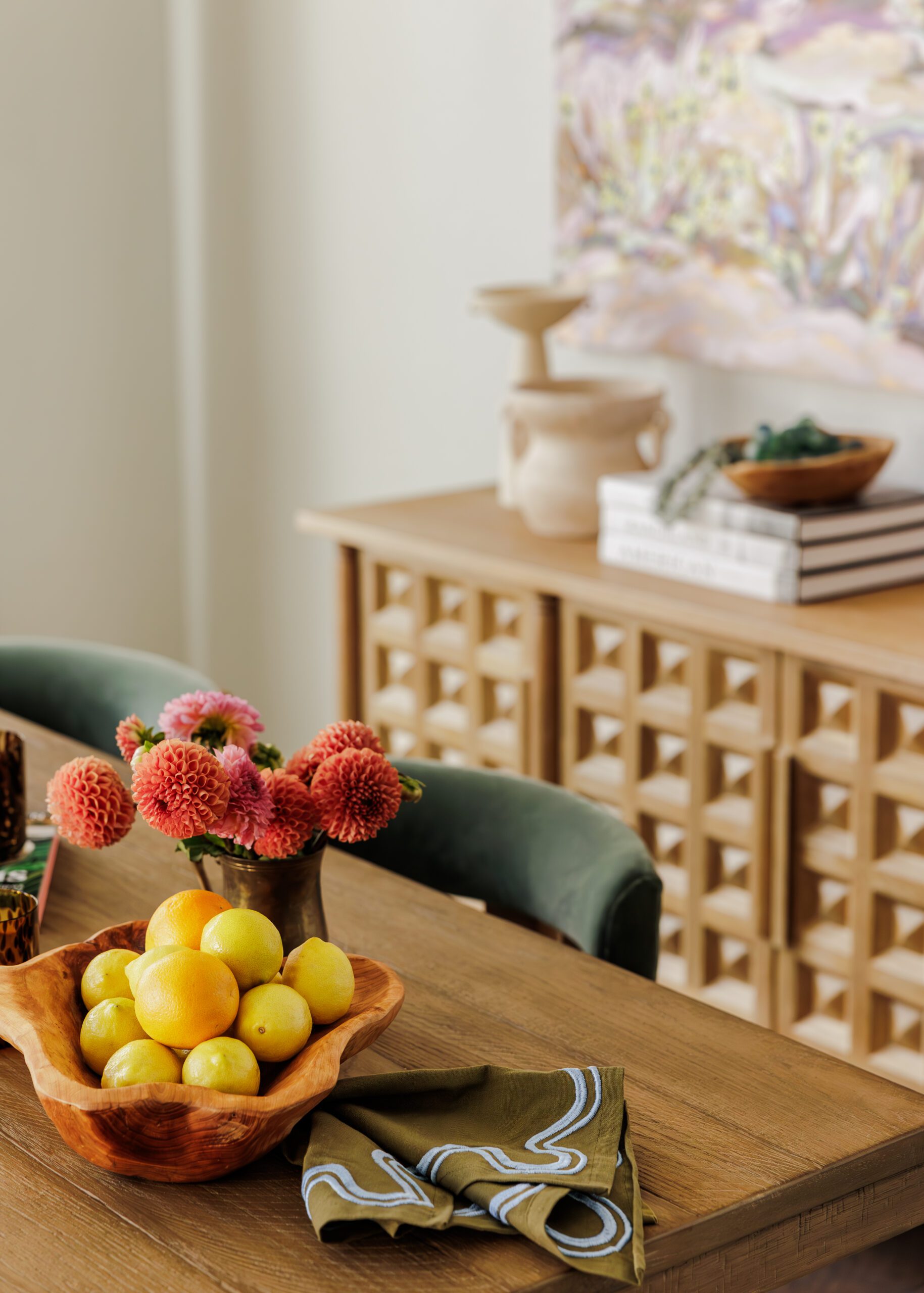 Dining Room Wooden Storage Cabinet