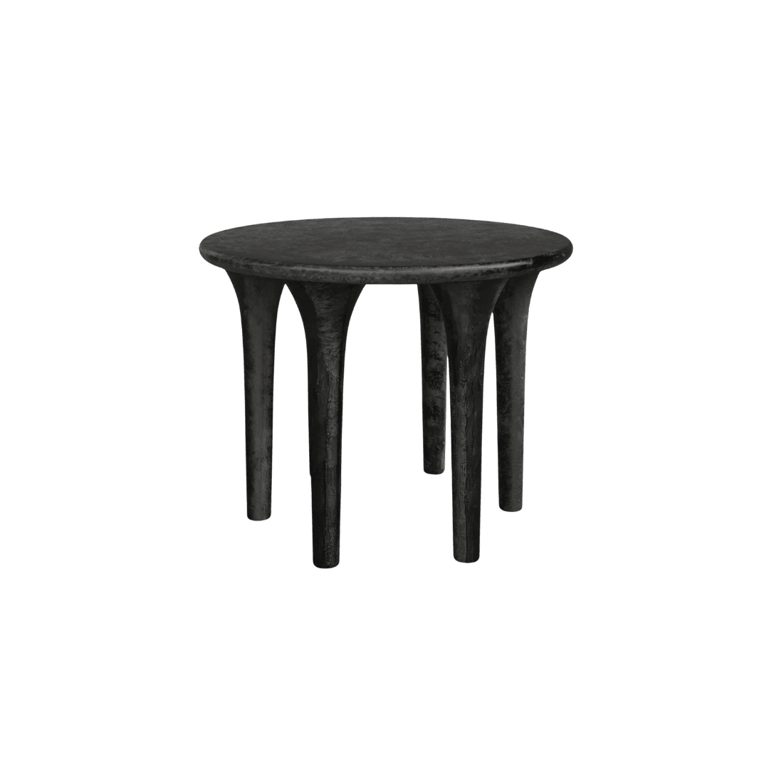 Aged Black Table