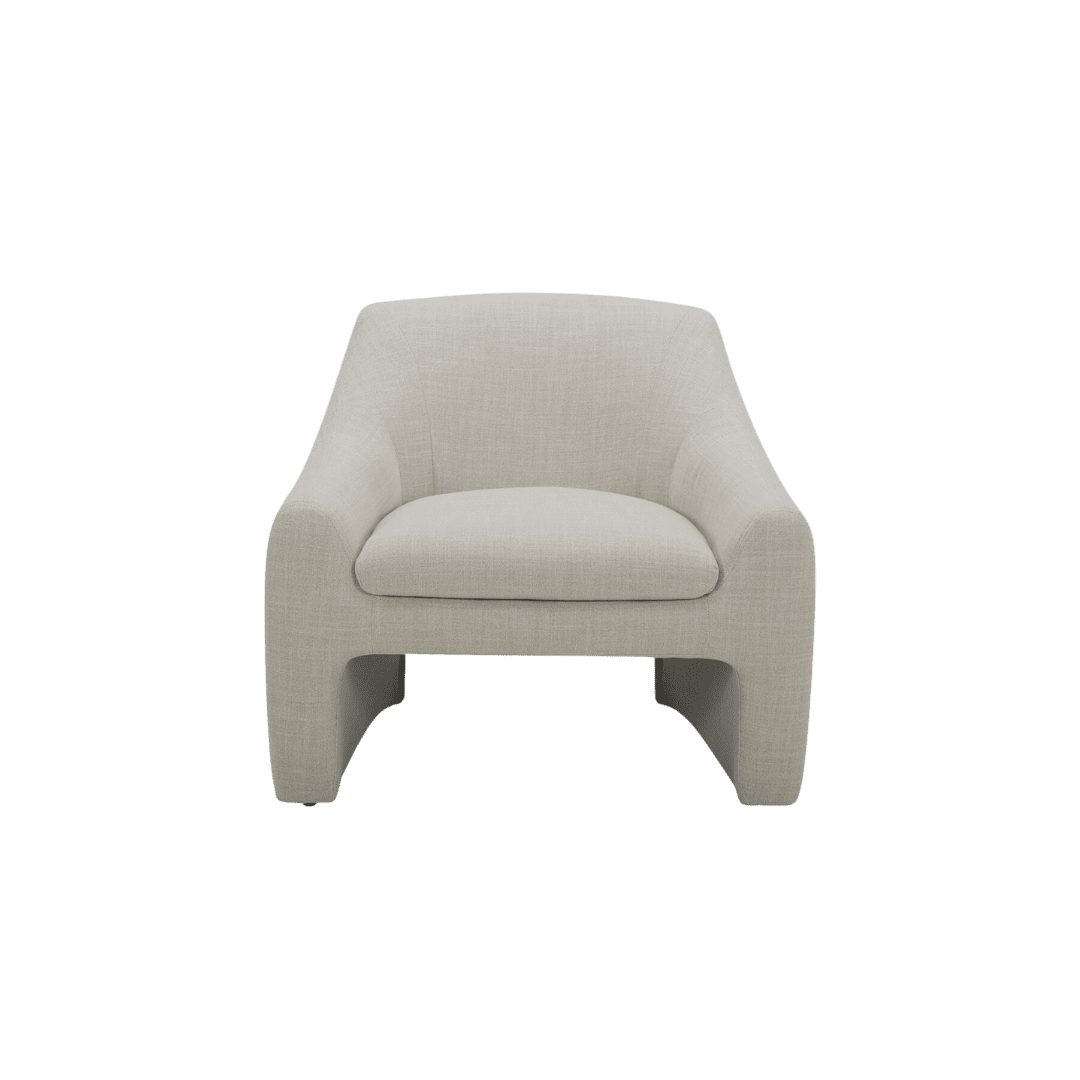 Cream Linen Chair