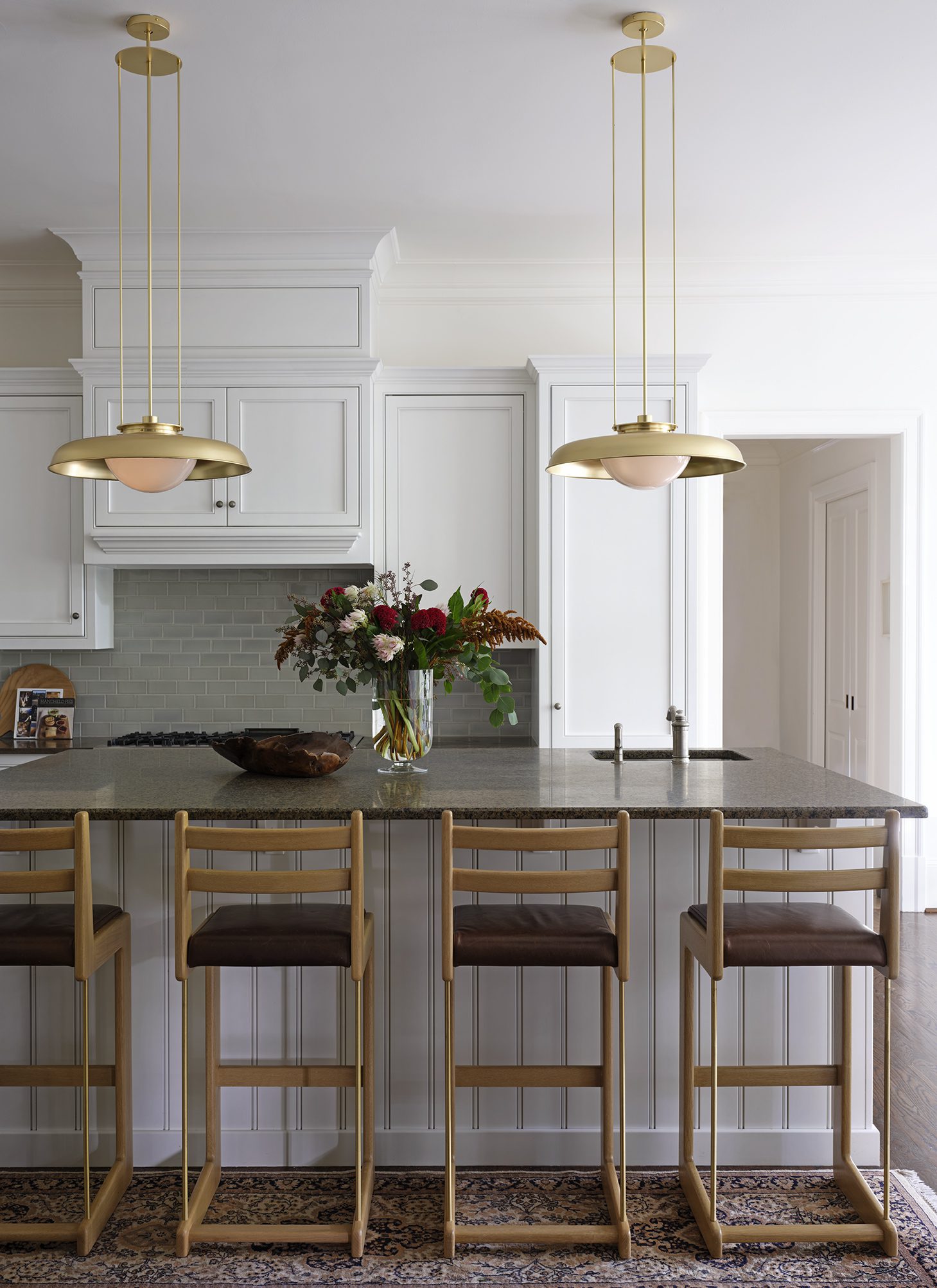 White Kitchen Barstools