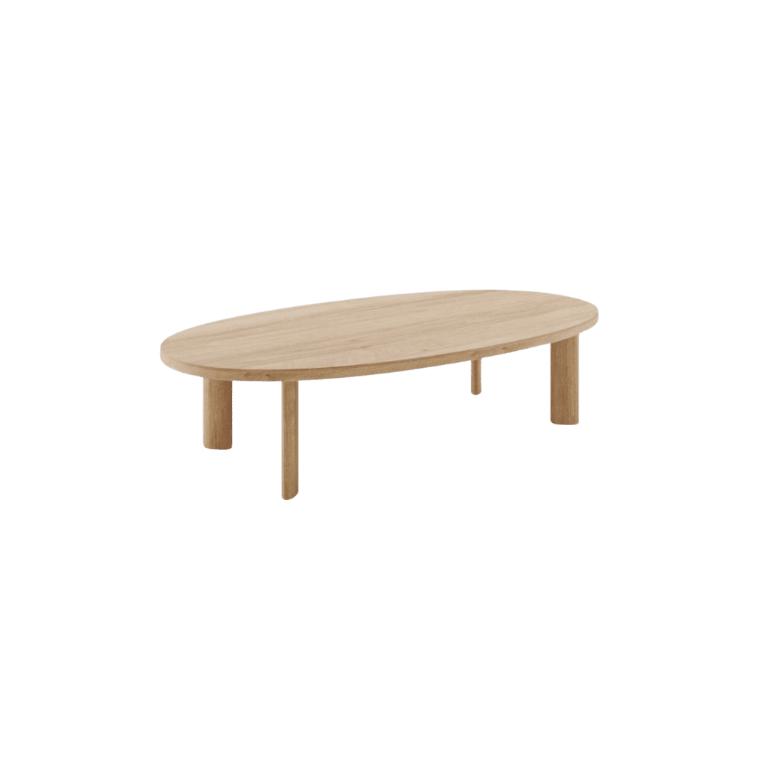 Oval Wooden Table