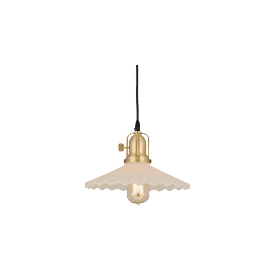 Scalloped Hanging Light