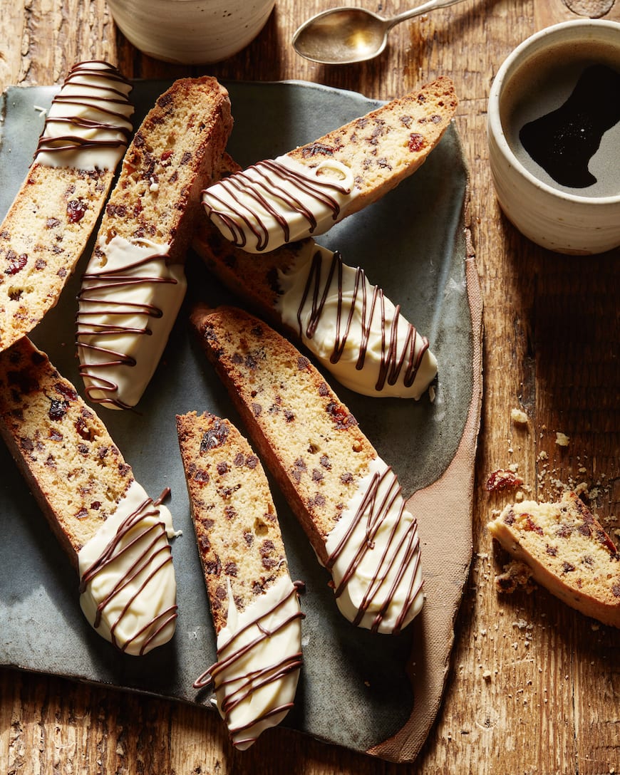 White Chocolate and Cranberry Biscotti