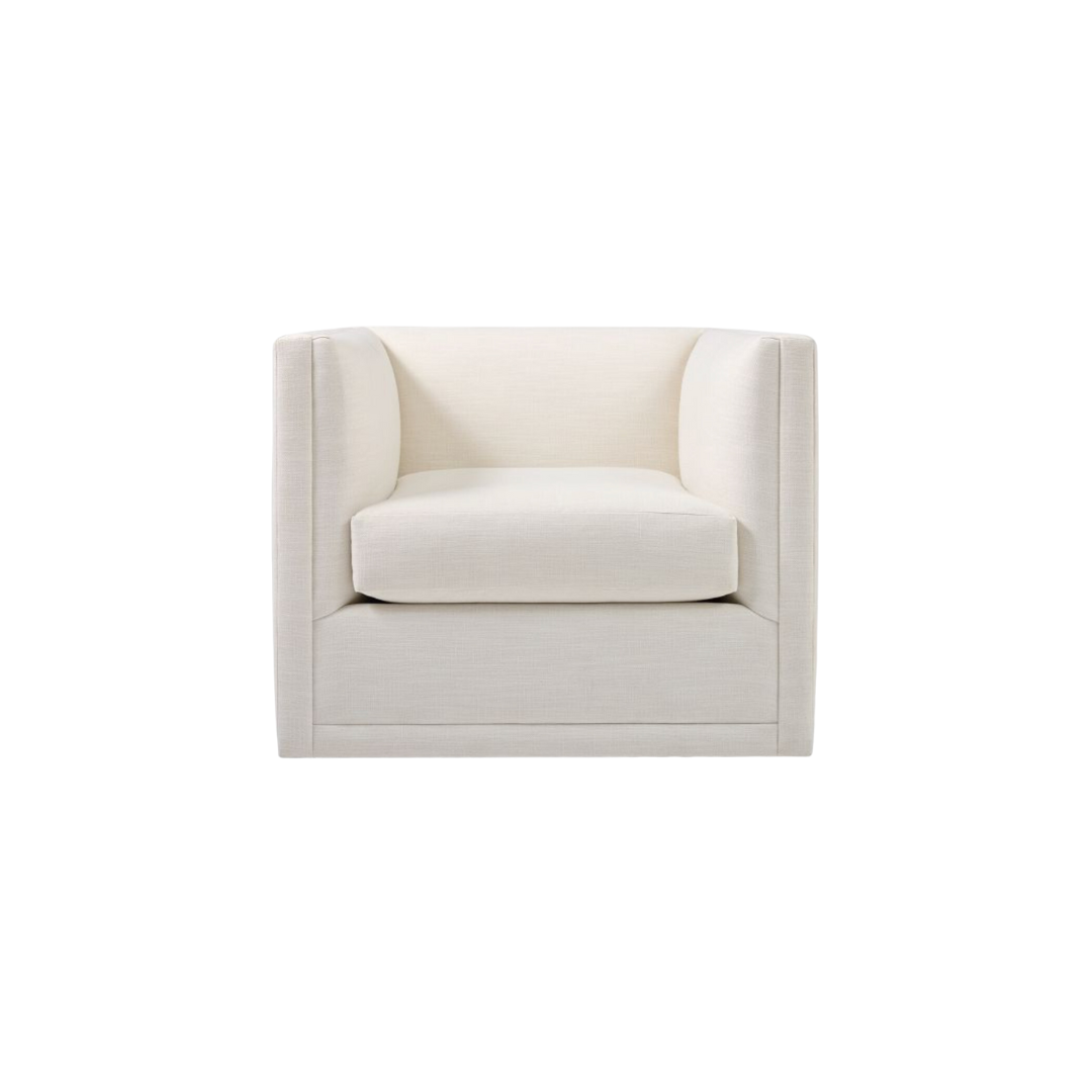 White Swivel Chair