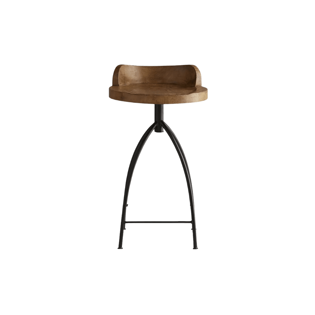 Wooden Counter Stool