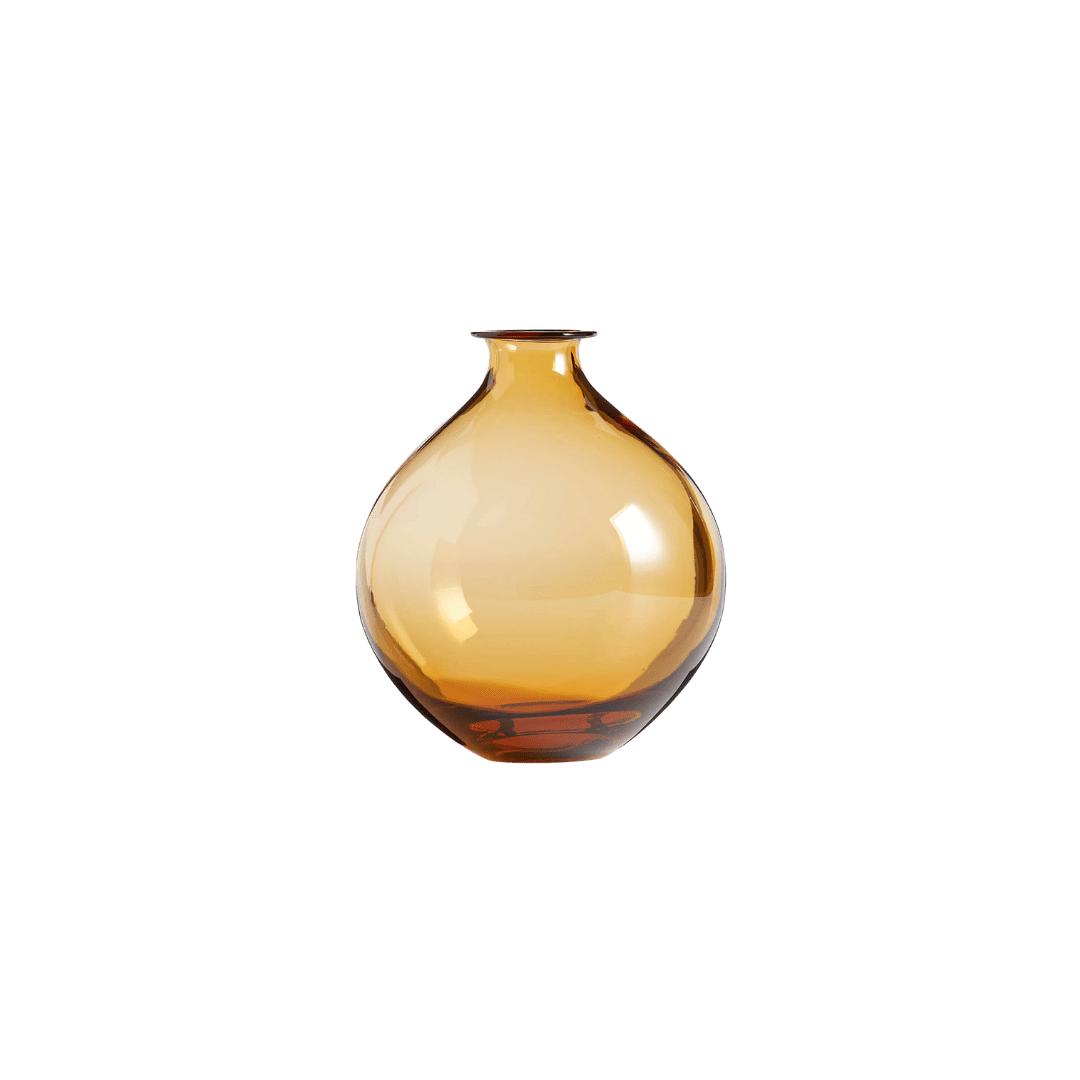 Yellow Glass Vase