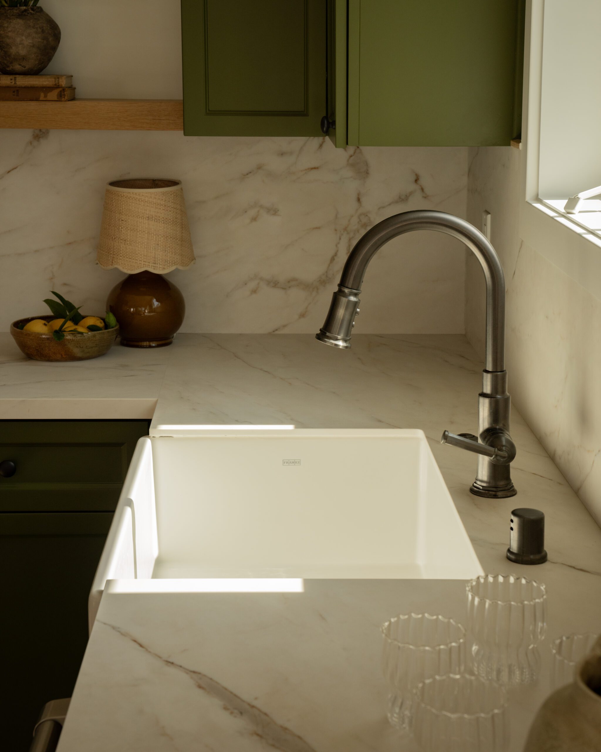 White Kitchen Sink