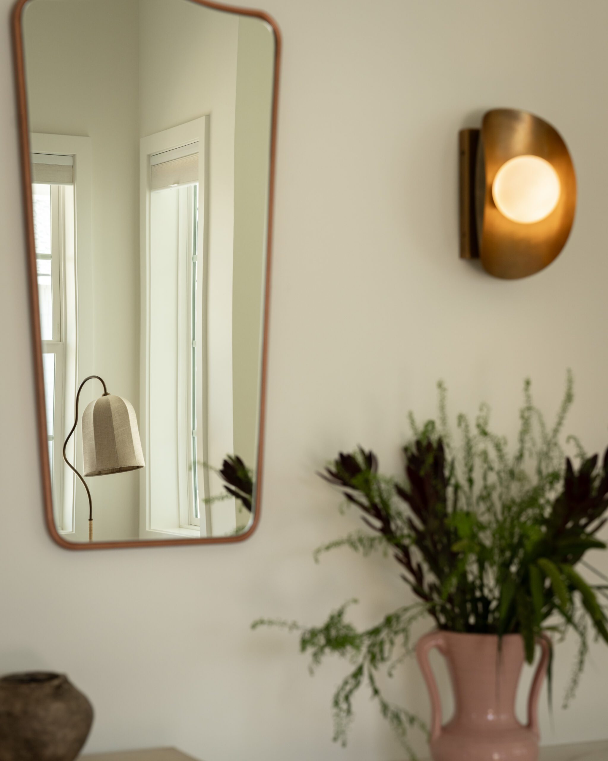 Mirror and Sconce Detailing