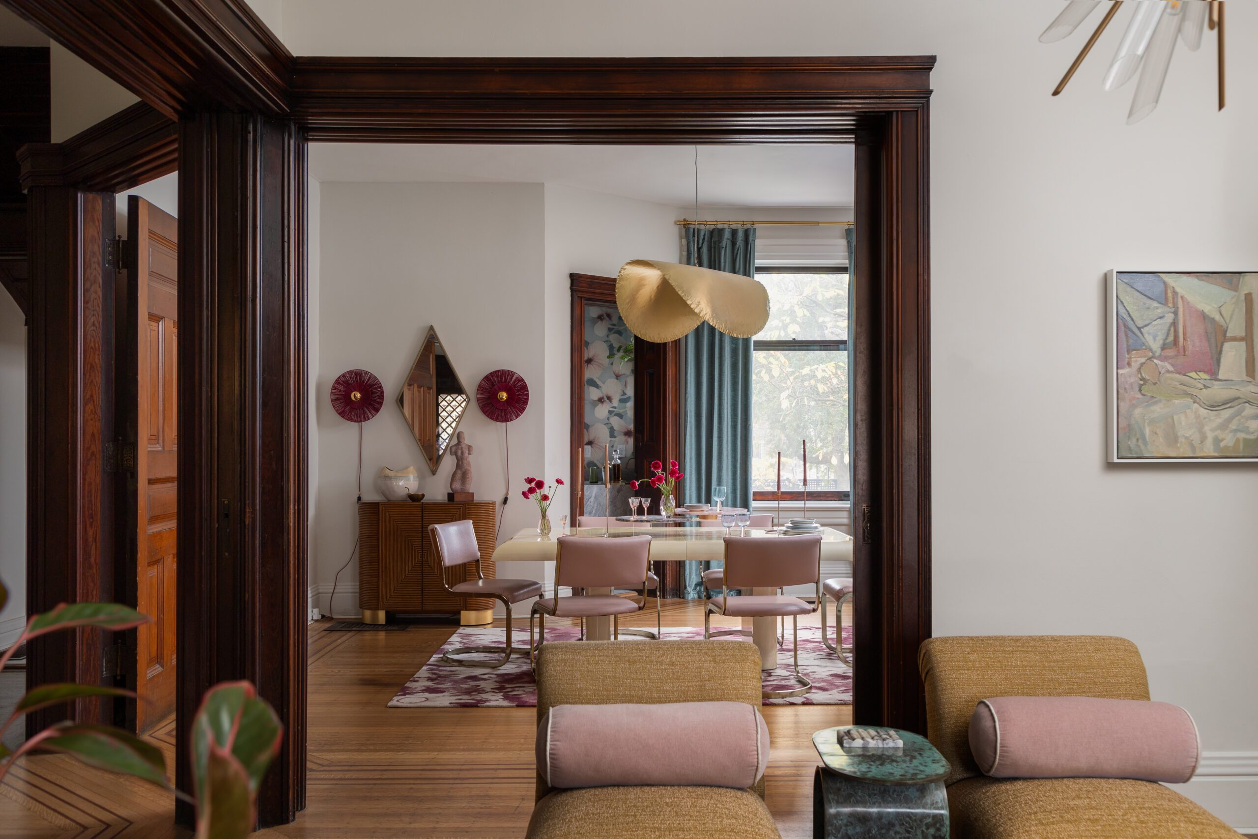 Living Room Archway into Dining Room