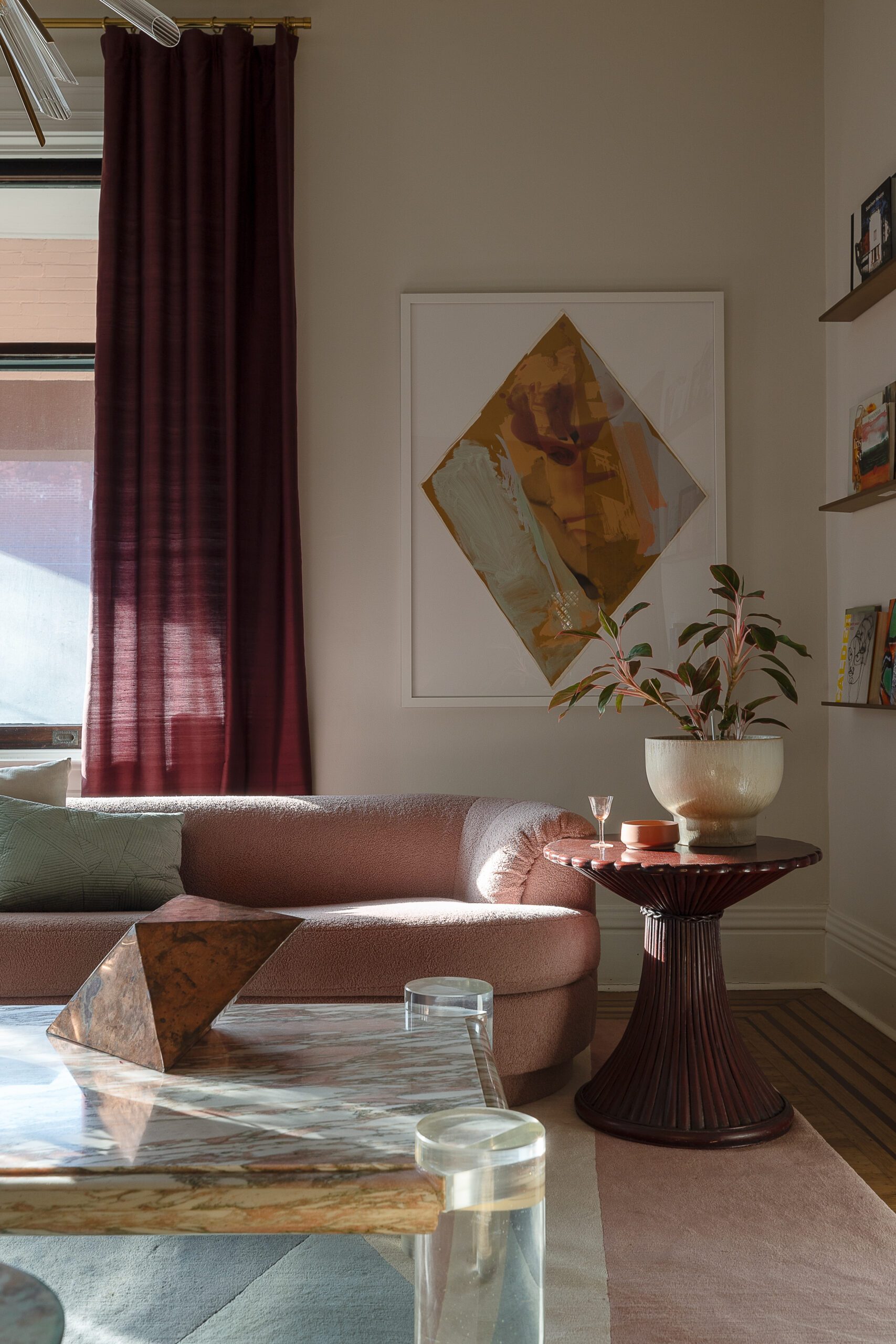 Sunlight Sofa and Stone Table