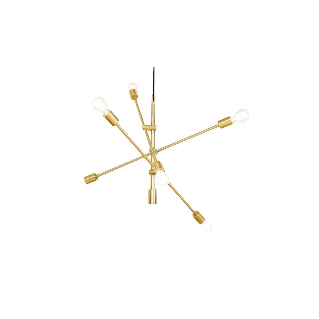 Golden Multi-Arm Light