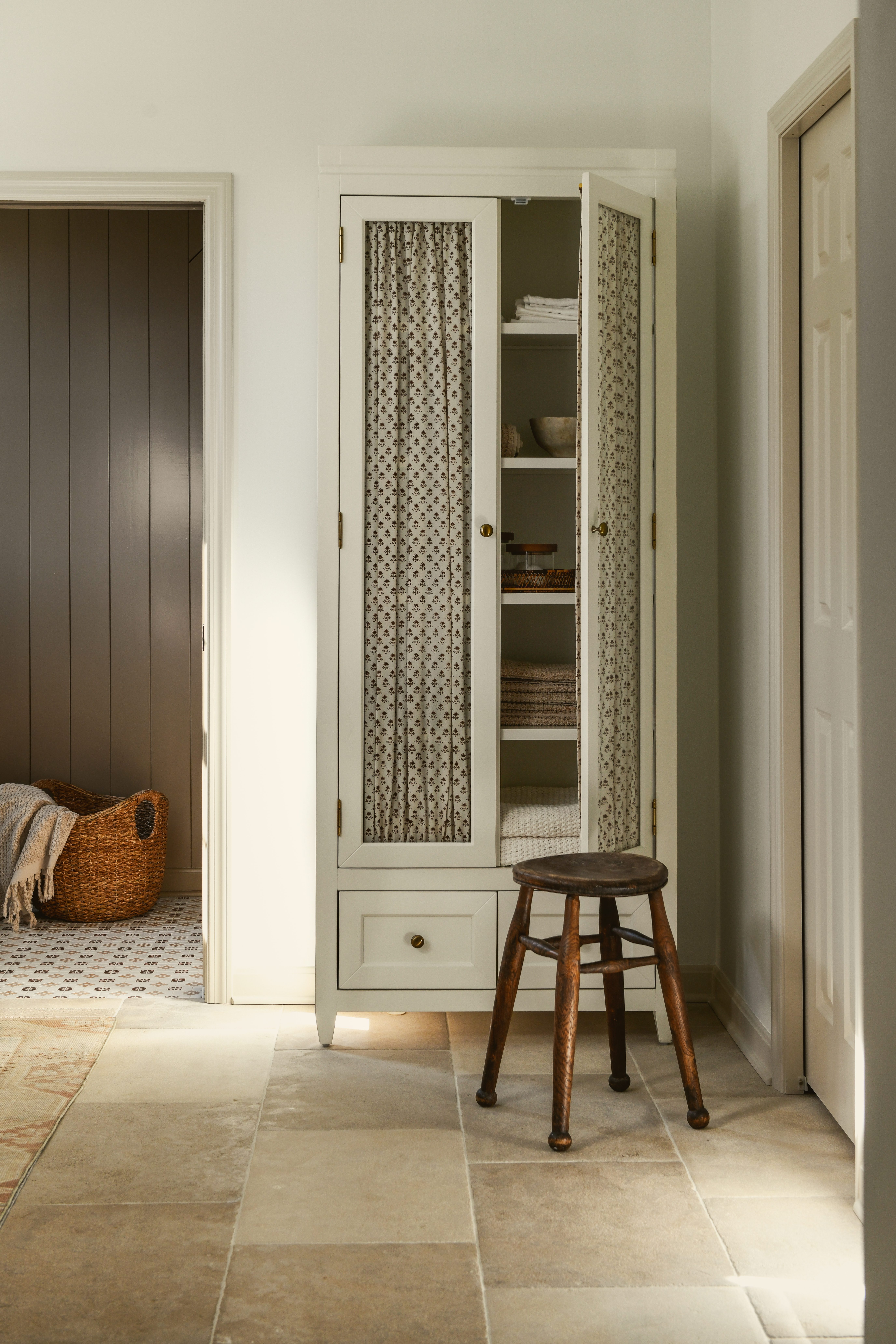 Tucked Away Storage Cabinet