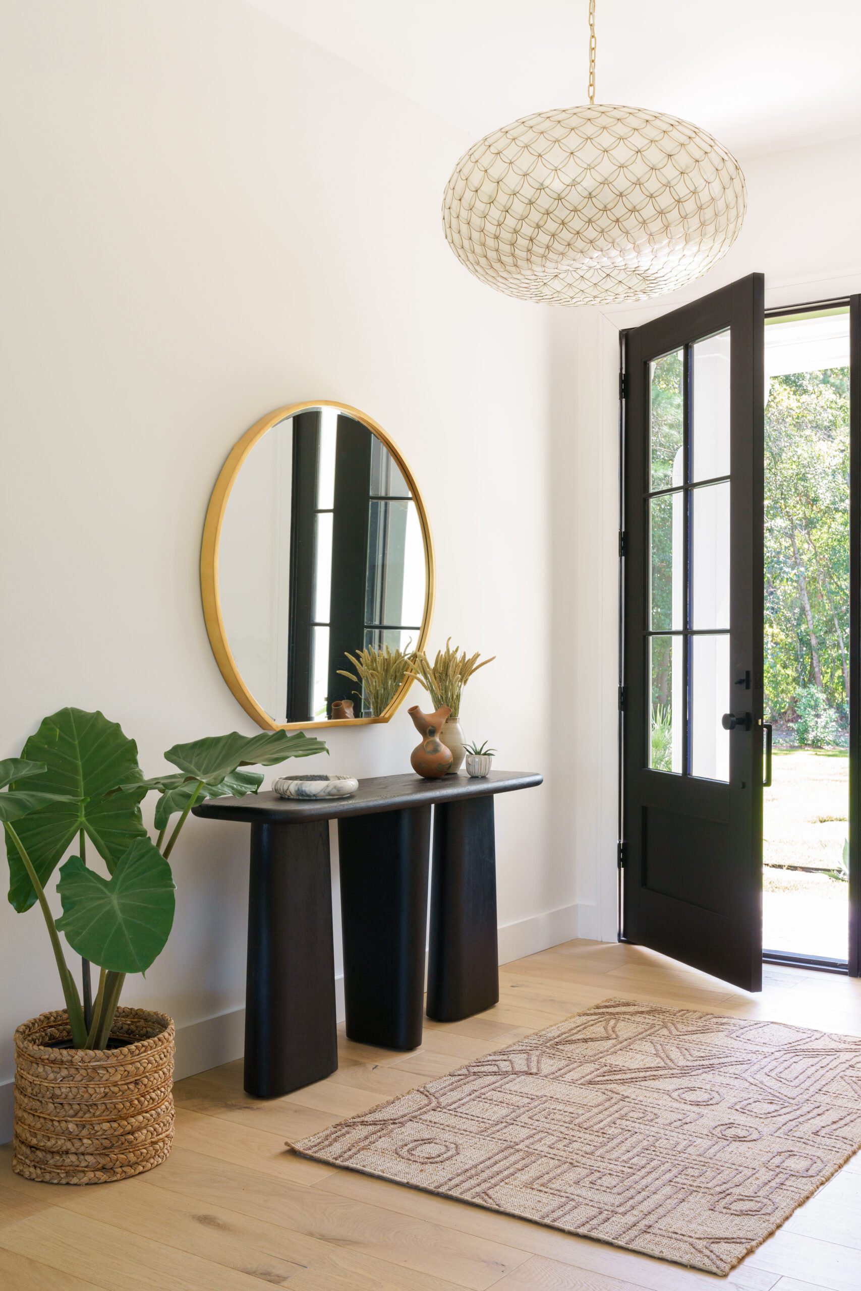 Black Door and Entryway